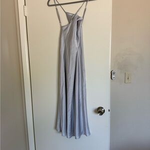 Show Me Your MuMu Gray/silver Spaghetti Strap dress